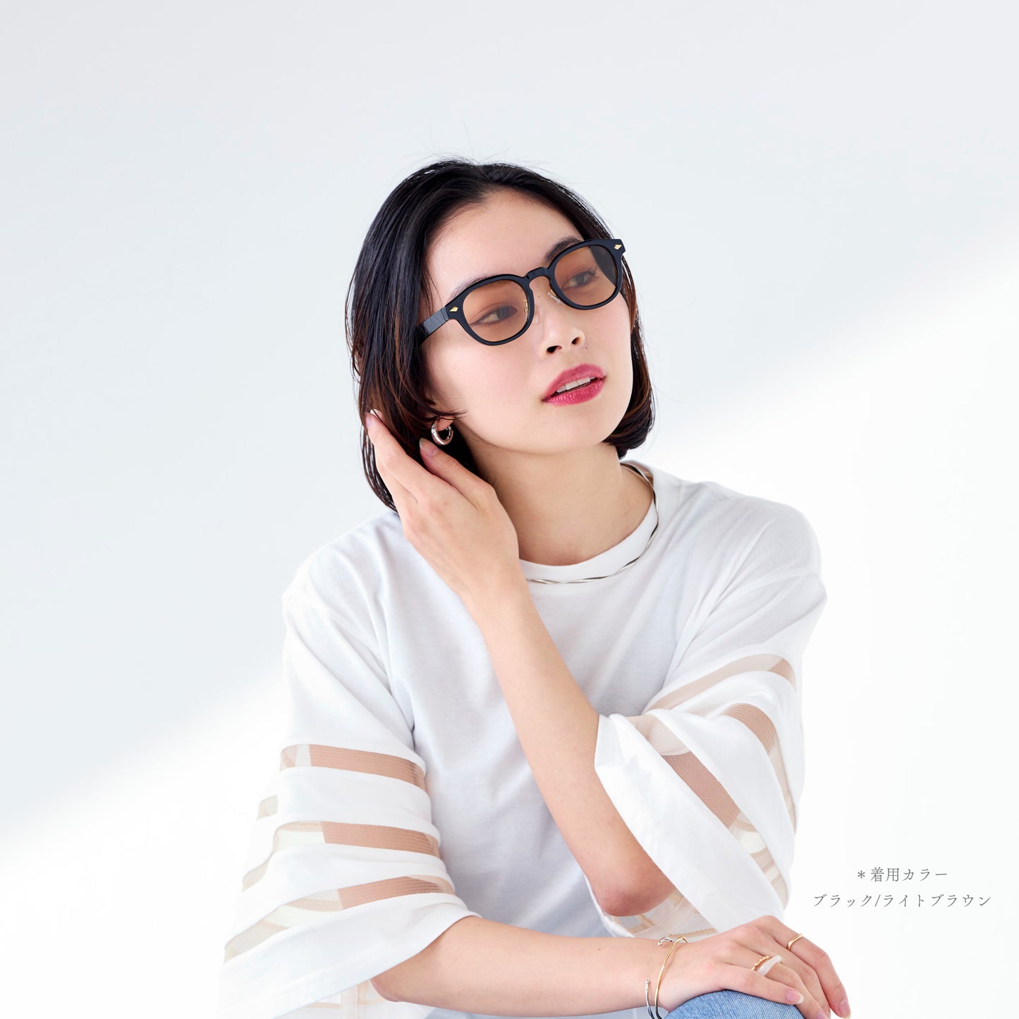NE-443-BKBR_モデル着用画像_正面