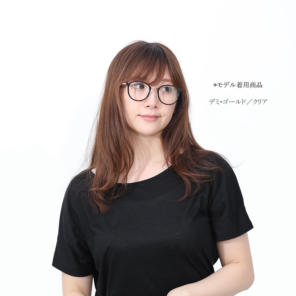 noeyedia_NE-402-モデル着用画像_伊達メガネ_ボストン