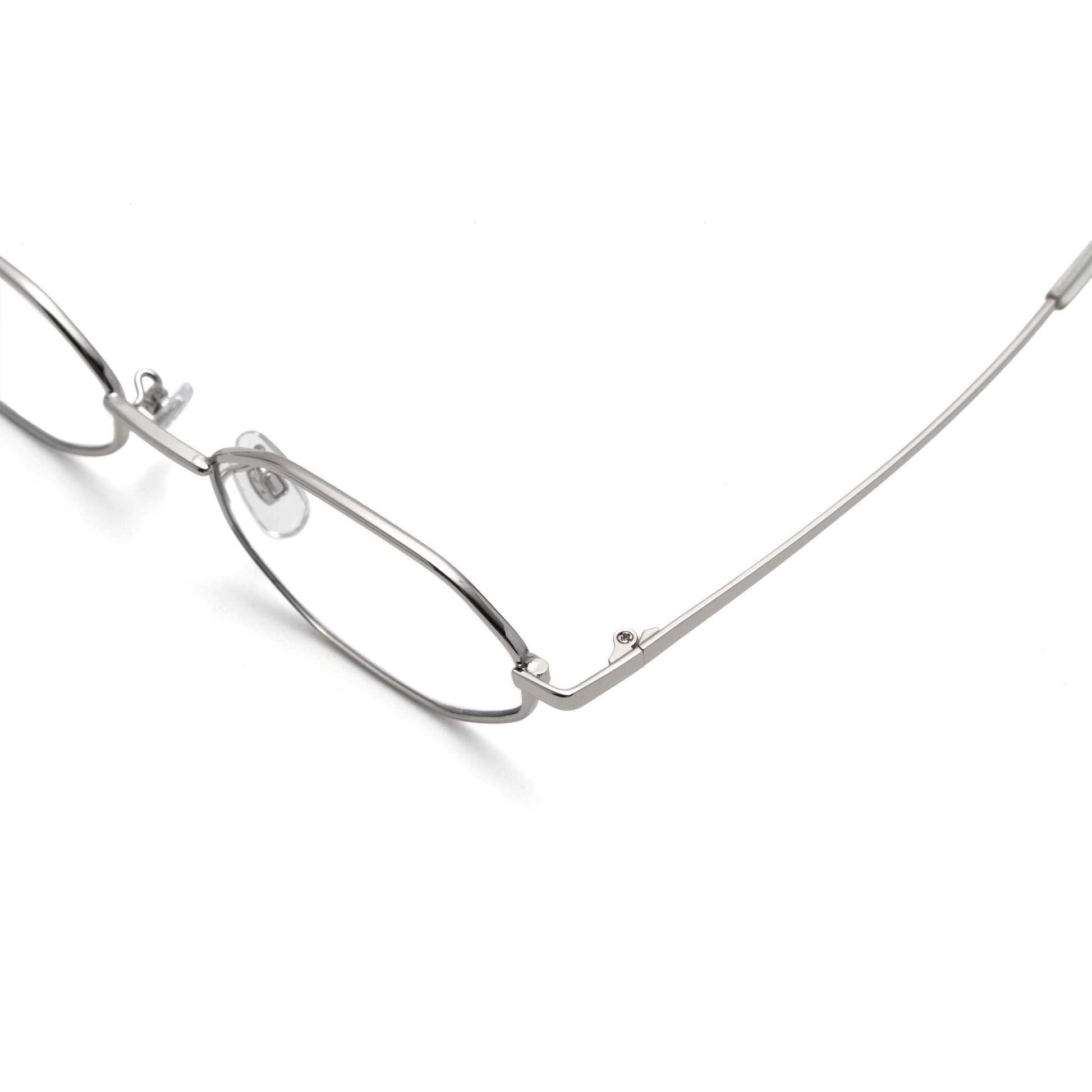 noeyedia_NE-471-SICL_左上_伊達メガネ_シルバー/クリア_オクタゴン